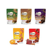 Load image into Gallery viewer, Halal | Healthy Snack: 100g SKINNIE Biscotti (Stand Pouch) (Assorted Flavours)