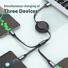 Load image into Gallery viewer, Multicable Retractable 2.4A Fast Charge