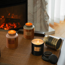 Load image into Gallery viewer, Wellness and Feel Good: La Jolie Muse Mirela Scented Candle – Dark Rum & Oak (369g)