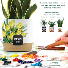 Load image into Gallery viewer, Wellness & Feel Good: Scribble – Indoor Self-Watering Pot