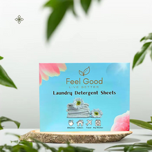 Load image into Gallery viewer, Feel Good Laundry Detergent Sheets Low Sud
