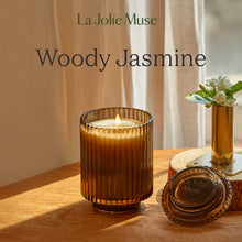 Load image into Gallery viewer, Wellness and Feel Good: La Jolie Muse Amélie Scented Candle – Woody Jasmine (350g)