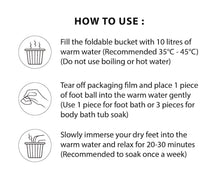 Load image into Gallery viewer, Wellness and Feel Good: KOLI Botanical Herbal Foot Bath Ball Kit