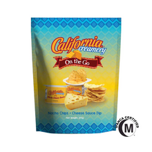 Load image into Gallery viewer, 273g California Creamery On-The-Go Nacho Cheese Sauce & Nacho Chips I Halal