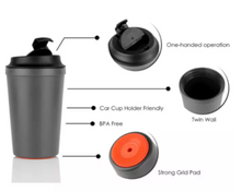 Load image into Gallery viewer, Drinkware Pack: 340ml Artiart Non-Slip Suction Coffee Cup