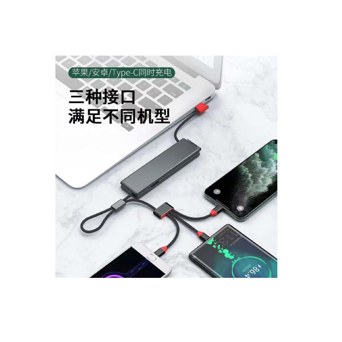 Office Essentials Magic Treasure Box with 3in1 Data Cables Care Package Singapore Your