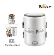 Load image into Gallery viewer, Electronics Pack: Bear 4-in-1 Electric Portable Heating Lunch Box 2.0L Multi Pot (DFH-S2358)