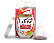 Load image into Gallery viewer, Drinks Pack: Twinings Cold Infuse Tea - Watermelon- Strawberry & Mint (12s x 2.5g)