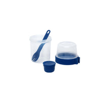 Load image into Gallery viewer, Others: Lock and Lock To-Go 2 Way Twist Container with Spork 560ml+310ml Round