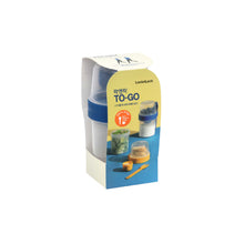 Load image into Gallery viewer, Others: Lock and Lock To-Go 2 Way Twist Container with Spork 560ml+310ml Round