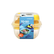 Load image into Gallery viewer, Others: Lock and Lock To-Go Salad Box with Spork and Knife 950ml Square