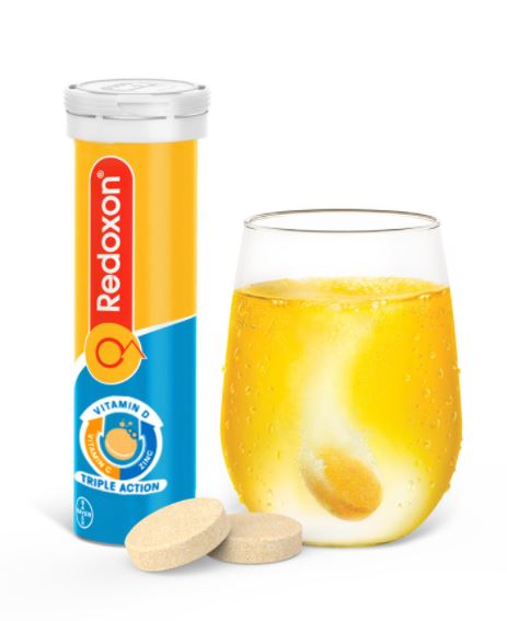 Immunity Pack: Redoxon Triple Action Orange Effervescent, 15 Tablets ...