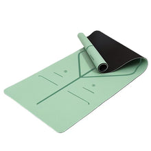 Load image into Gallery viewer, Wellness & Feel Good: Double-Sided Non Slip Yoga Mat with Body Position Guidance