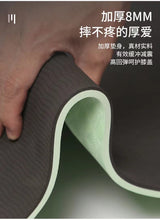 Load image into Gallery viewer, Wellness & Feel Good: Double-Sided Non Slip Yoga Mat with Body Position Guidance