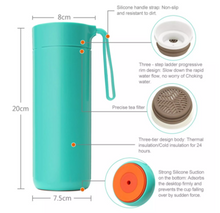 Load image into Gallery viewer, Drinkware Pack: 400ml Artiart Butterfly Thermal Suction Bottle/Tumbler
