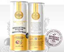 Load image into Gallery viewer, Drinks Pack: 250ml Gryphon Tea Co Botanically Cold Brewed Sparkling Tea