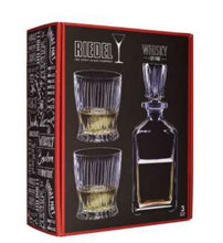 Load image into Gallery viewer, Alcohol Glassware: Riedel Fire Whisky + Decanter (Set of 3)
