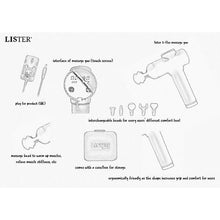 Load image into Gallery viewer, Electronics Pack: Lister T-Flex Massage Gun