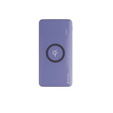 Load image into Gallery viewer, Electronics Pack: Verbatim Li-polymer Qi, QC & PD 10W  Wireless Charging Power Pack 10,000mAh - Grey and Purple