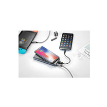 Load image into Gallery viewer, Electronics Pack: Verbatim Li-polymer Qi, QC & PD 10W  Wireless Charging Power Pack 10,000mAh - Grey and Purple