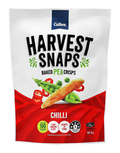 Load image into Gallery viewer, 93g Calbee Harvest Snaps Baked Pea Crips - Original Salted I Halal
