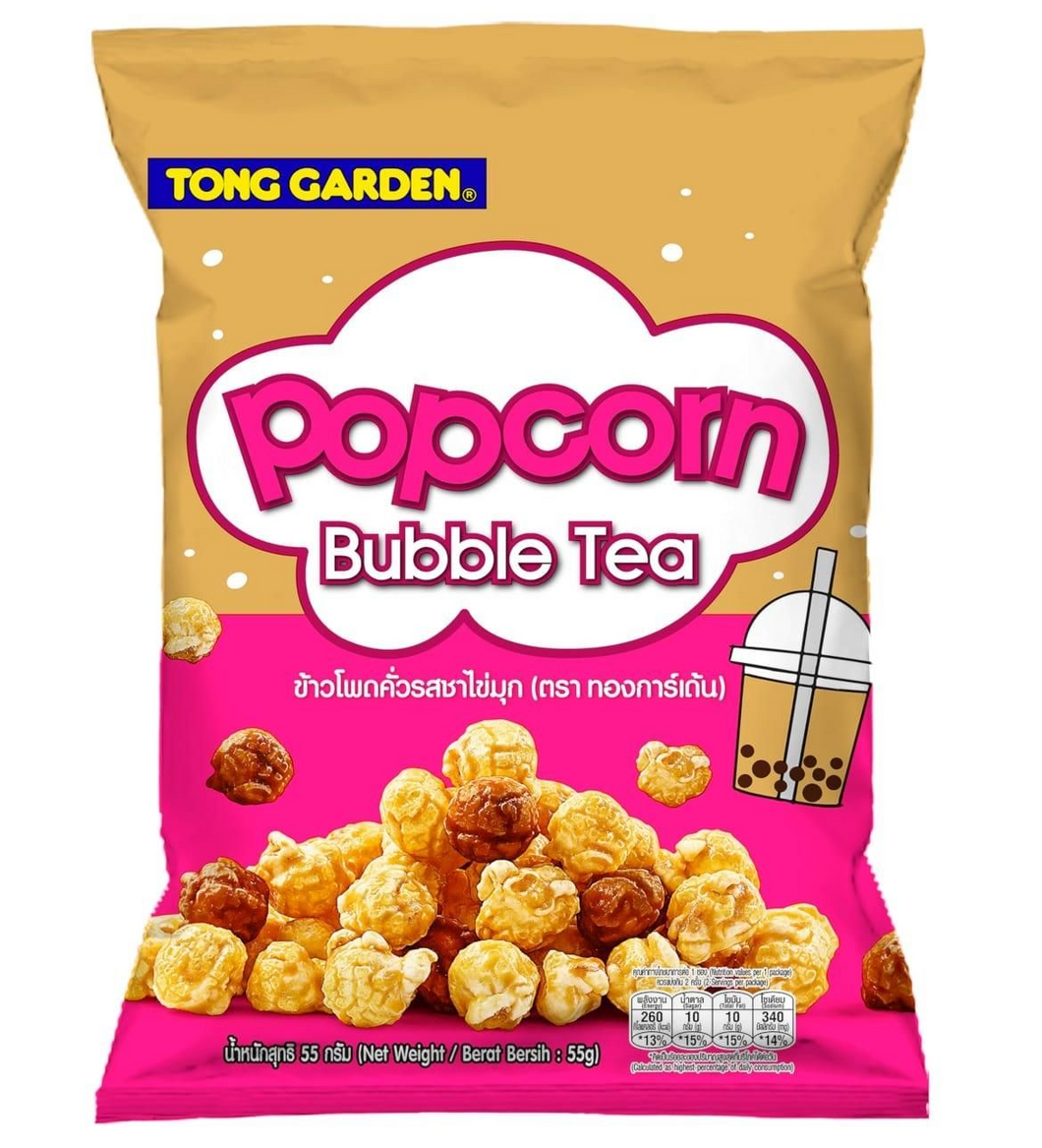 Other Local Snacks (Halal): 55g Tong Garden Popcorn Cheese, Caramel, Bubble Tea or Hot & Spicy Flavour