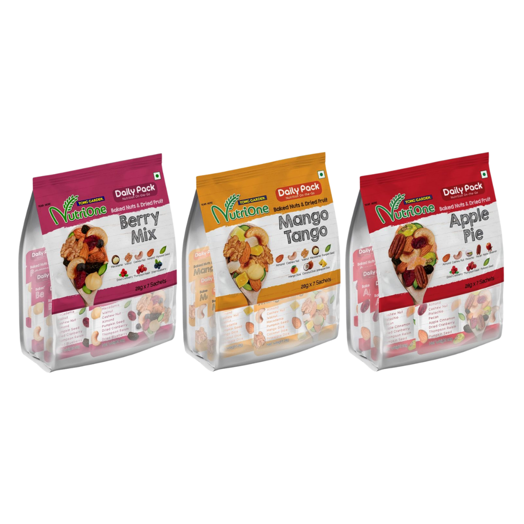 Healthy s Nutri-Pan セット Halal | Healthy Snack: 28g x 7 NutriOne Daily Pack (Assorted