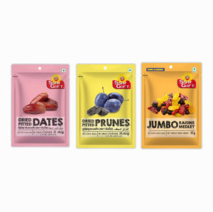 Healthy Snack (Halal): 35g Sungift Dates/ Prunes/ Jumbo Raisins Medley
