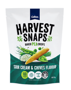 93g Calbee Harvest Snaps Baked Pea Crips - Original Salted I Halal