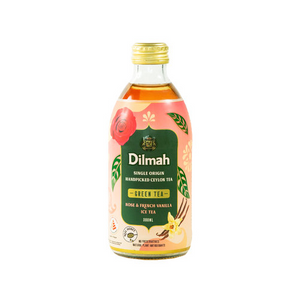 Drinks Pack (Halal): 300ml Dilmah Ice Green Tea - Rose & French Vanilla
