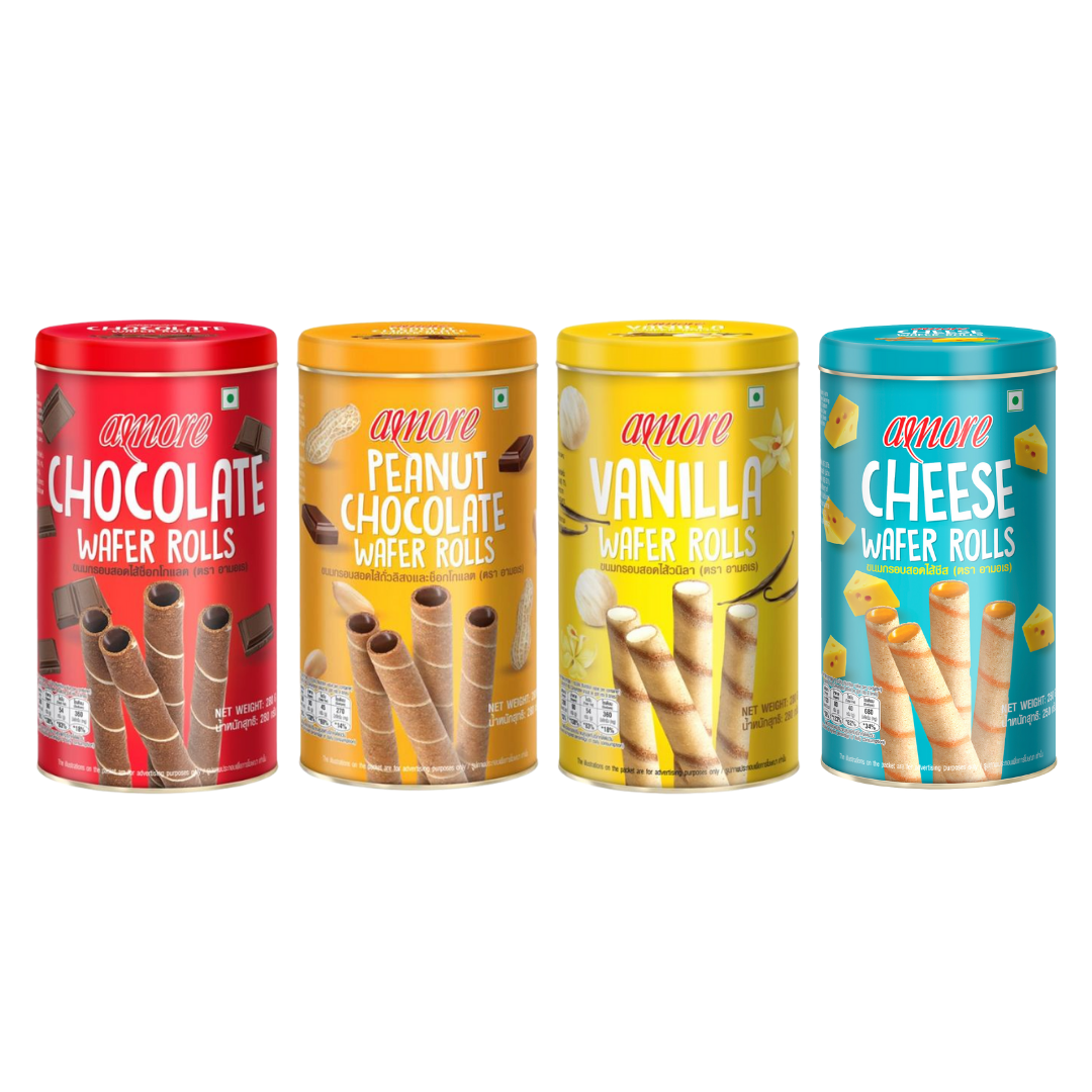 Halal | 250g/280g Amore Wafer Roll (Assorted Flavours) – Care Package ...