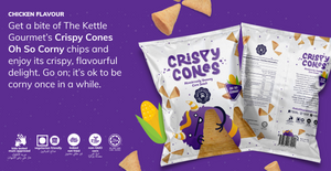 50g The Kettle Gourmet’s Crispy Cones I Halal