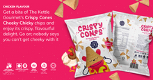 Load image into Gallery viewer, 50g The Kettle Gourmet’s Crispy Cones I Halal
