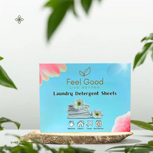 Load image into Gallery viewer, Feel Good Laundry Detergent Sheets Low Sud
