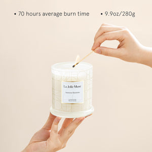 Wellness and Feel Good: La Jolie Muse Roesia Scented Candle – Jasmine New Package (280g)