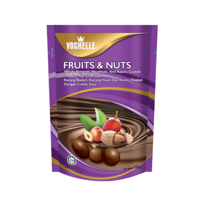 50g Vochelle Fruits & Nuts Doypack I Halal