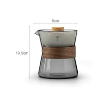 Load image into Gallery viewer, Glass Teapot with Rotating Strainer Travel Pack
