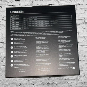 UGREEN Uno Charger 65W (Black or Purple)