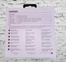 Load image into Gallery viewer, UGREEN Uno Charger 65W (Black or Purple)
