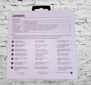 UGREEN Uno Charger 65W (Black or Purple)