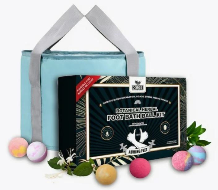 Wellness and Feel Good: KOLI Botanical Herbal Foot Bath Ball Kit
