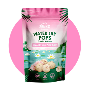 28g Zenko Superfoods Water Lily Pops - Himalayan Pink Salt I Halal