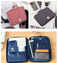 Load image into Gallery viewer, Multi-Functional A4 Laptop Pouch
