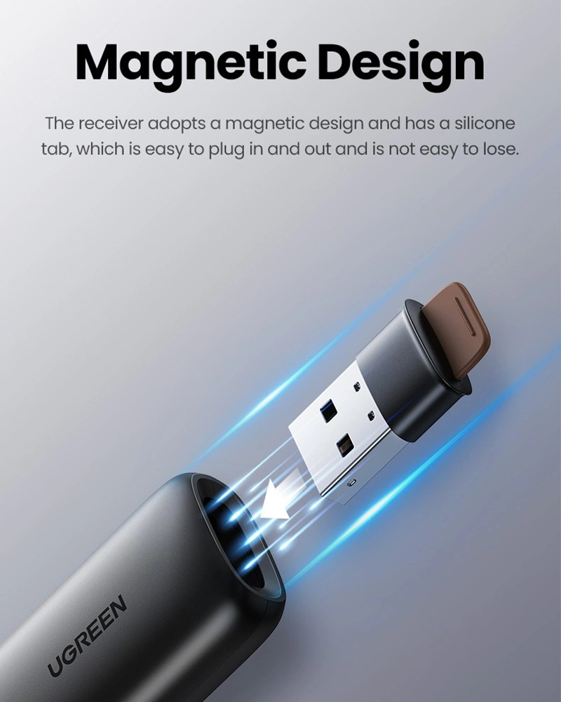 Load image into Gallery viewer, UGREEN Wireless Presenter Rechargeable Remote Clicker