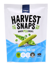 Load image into Gallery viewer, 93g Calbee Harvest Snaps Baked Pea Crips - Original Salted I Halal
