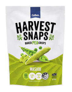 93g Calbee Harvest Snaps Baked Pea Crips - Original Salted I Halal