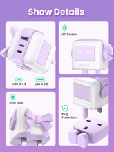 Load image into Gallery viewer, UGREEN Uno Charger 65W (Black or Purple)
