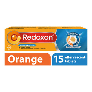 Immunity Pack: Redoxon Triple Action Orange Effervescent, 15 Tablets
