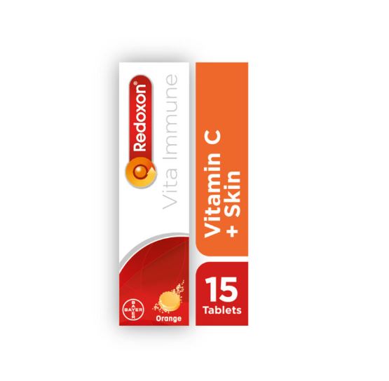 Immunity Pack: Redoxon Vita Immune Effervescent Orange, 15 tablets