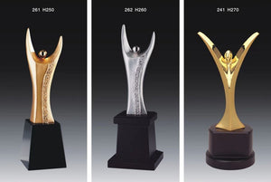 Others: Aluminium Alloy Gold Plated High Achiever II Trophy